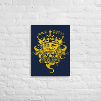 Max Depth Apparel blue and gold Canvas