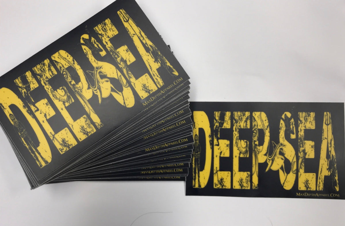 Deep Sea Sticker - Max Depth Apparel| Max Depth Apparel